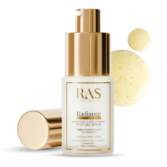 24K Gold Radiance Serum for Hydration, Brightening & Glass Glow Primer