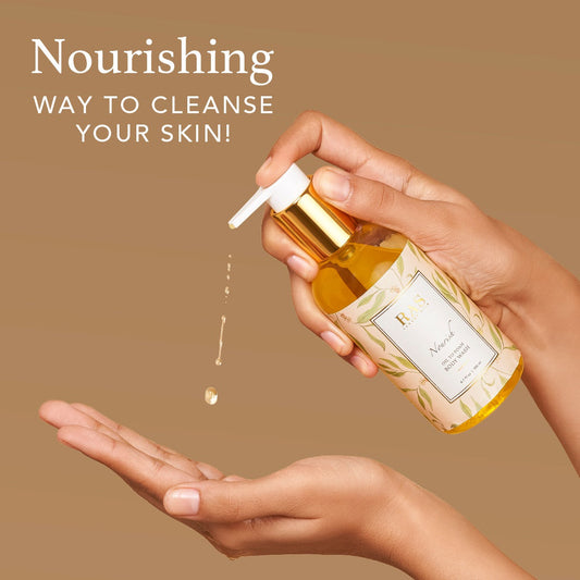 Nourish Oil To Foam Body Wash With Argan Oil