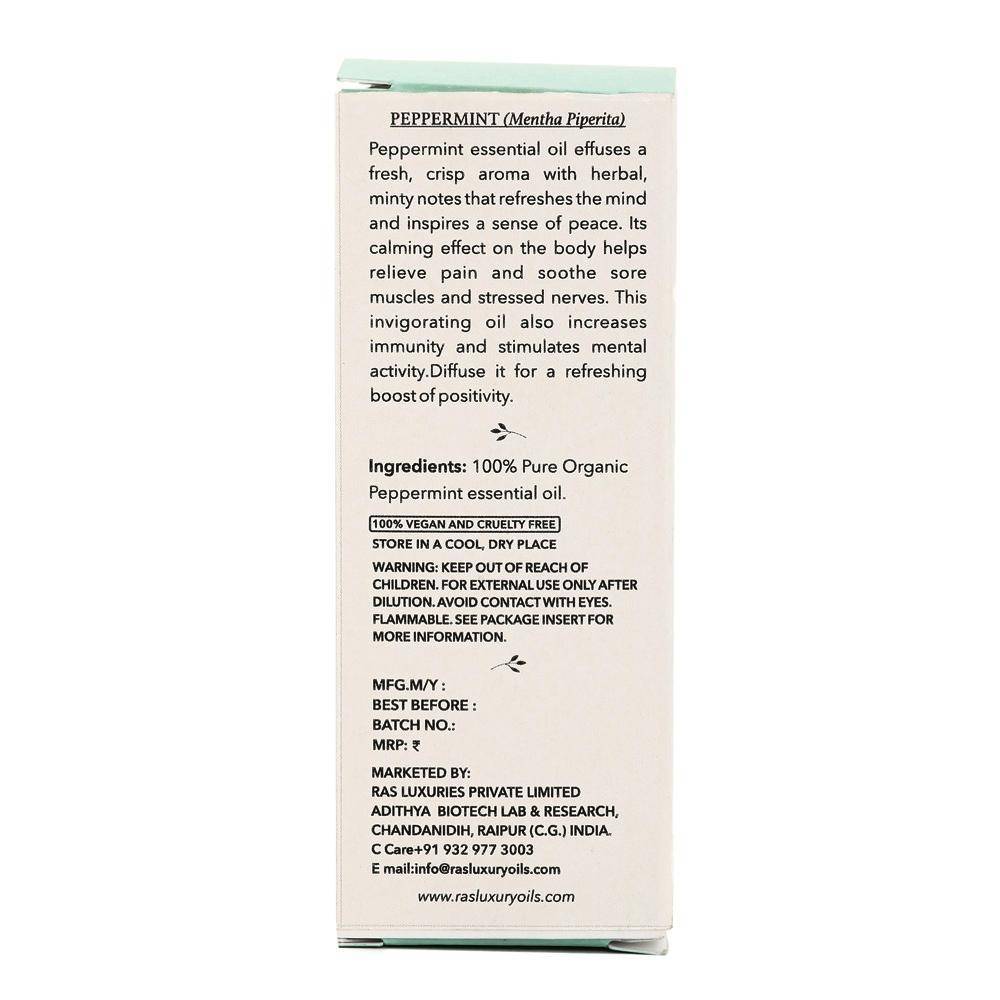 Peppermint Pure Essential Oil-RAS Luxury Oils India-Essential Oils