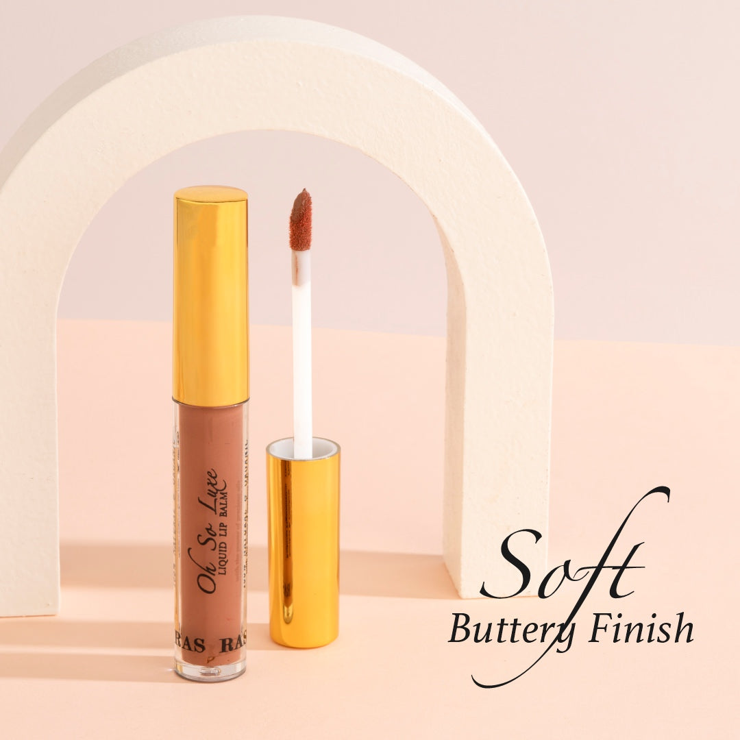 Oh-So-Luxe Tinted Liquid Lip Balm - Caramel Nude Brown