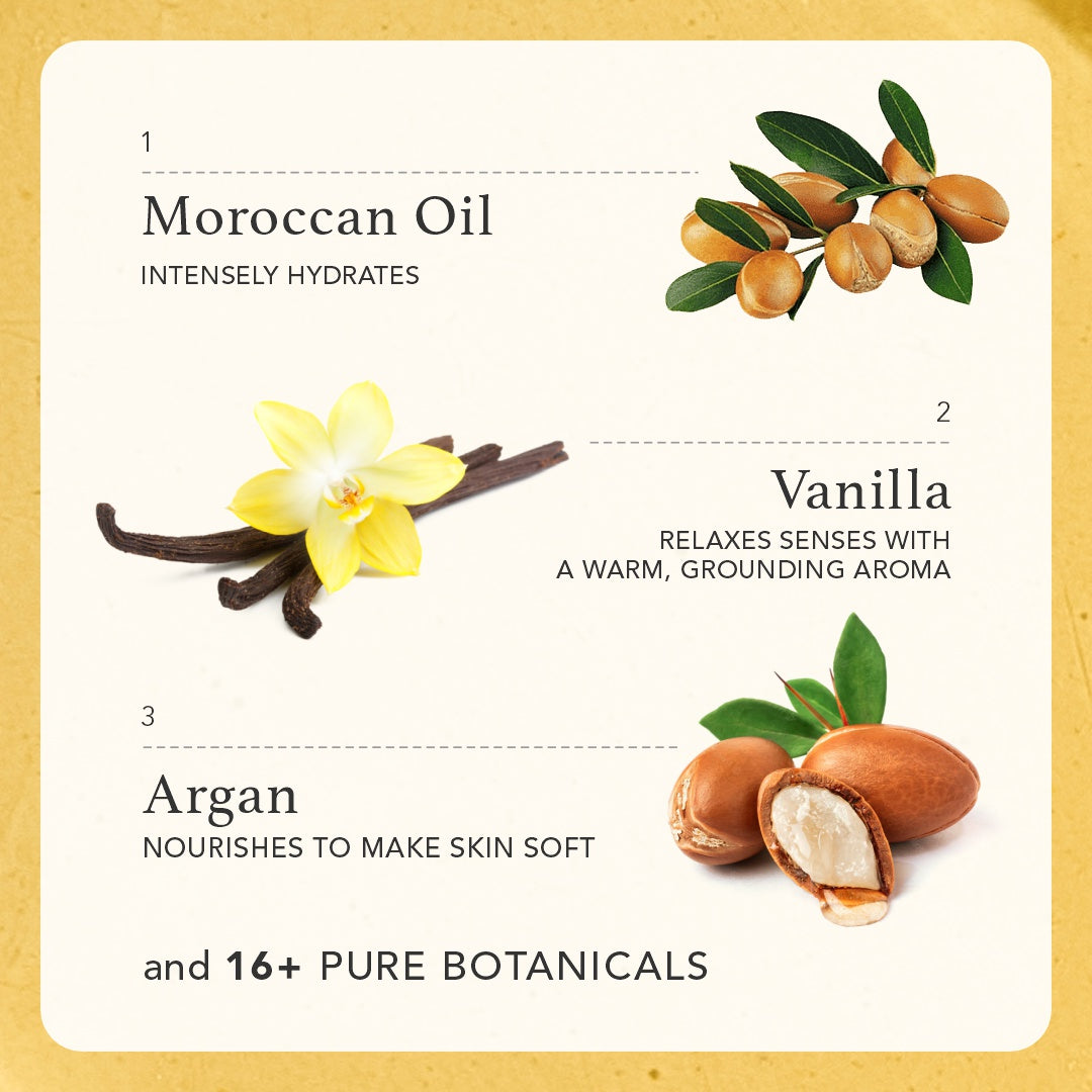 Nourish Oil To Foam Body Wash With Argan Oil