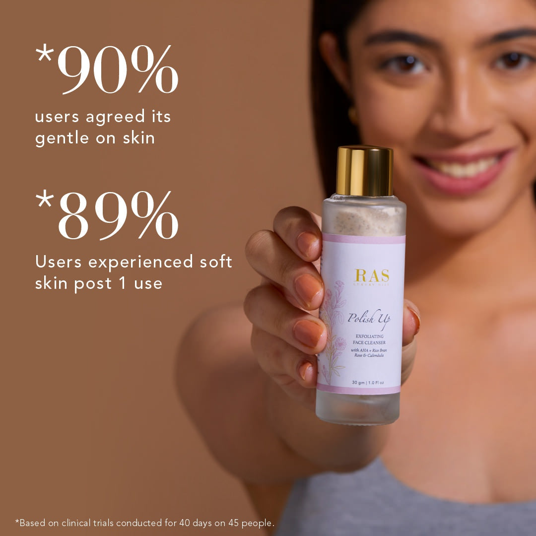 Polish Up Brightening & Exfoliating Face Wash Scrub