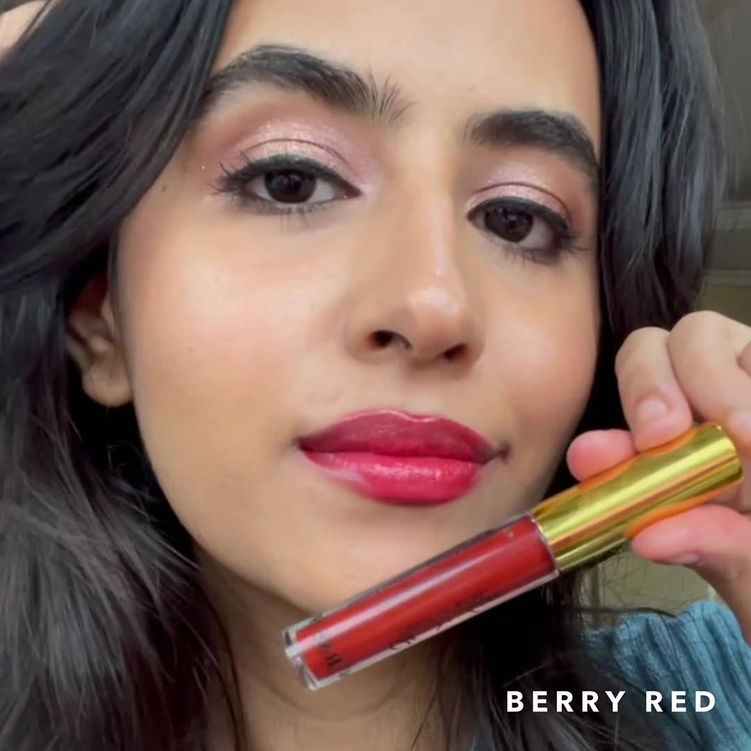 Oh-So-Luxe Tinted Liquid Lip Balm - Berry Red
