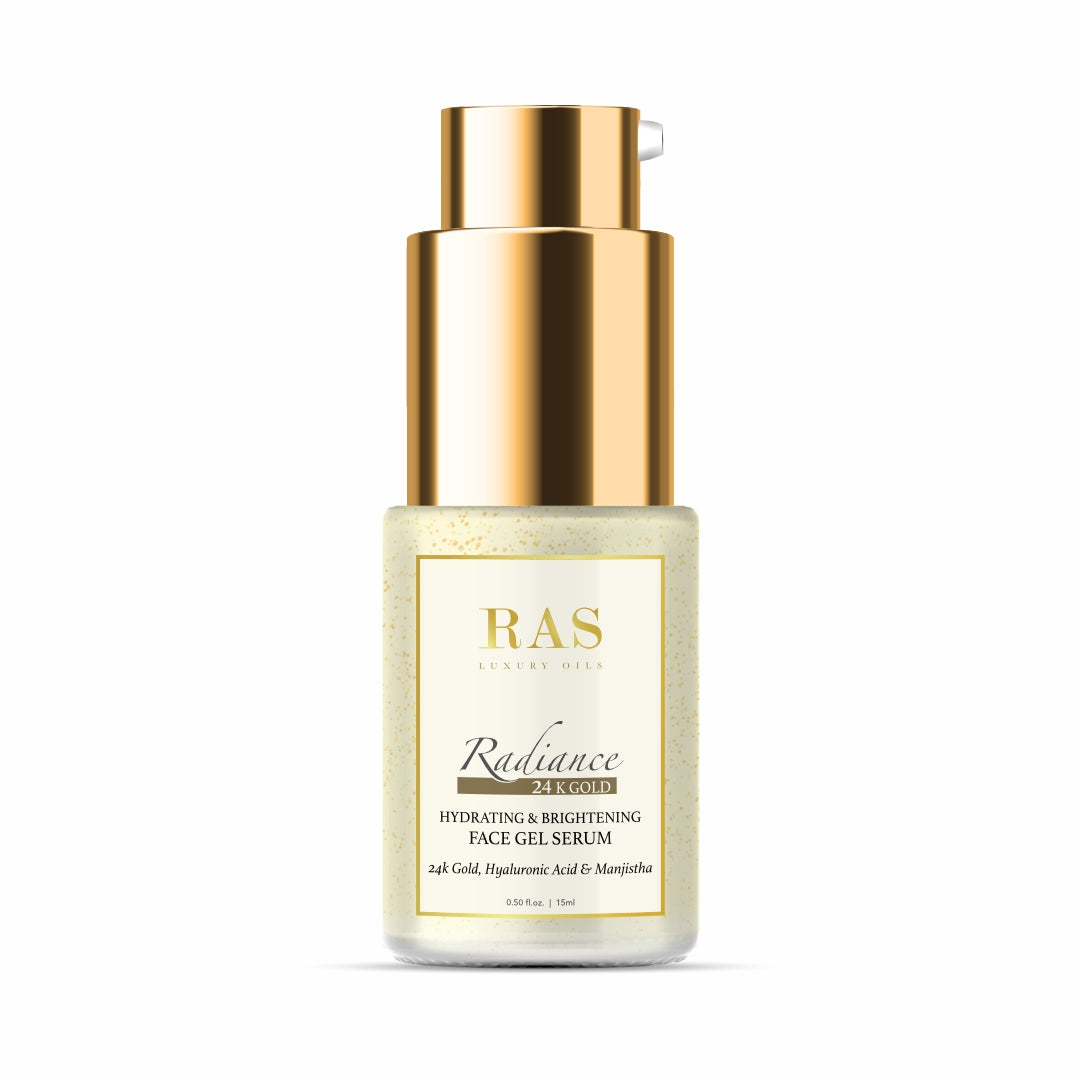 Radiance 24K Gold Brightening Face Gel Serum | 15ml