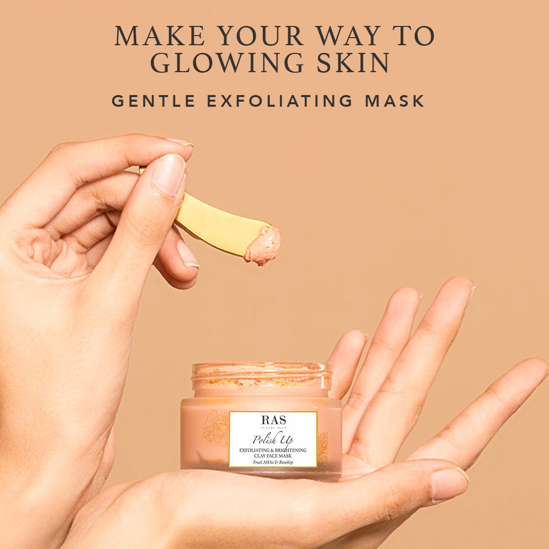 *Polish Up Exfoliating & Brightening Clay Face Mask