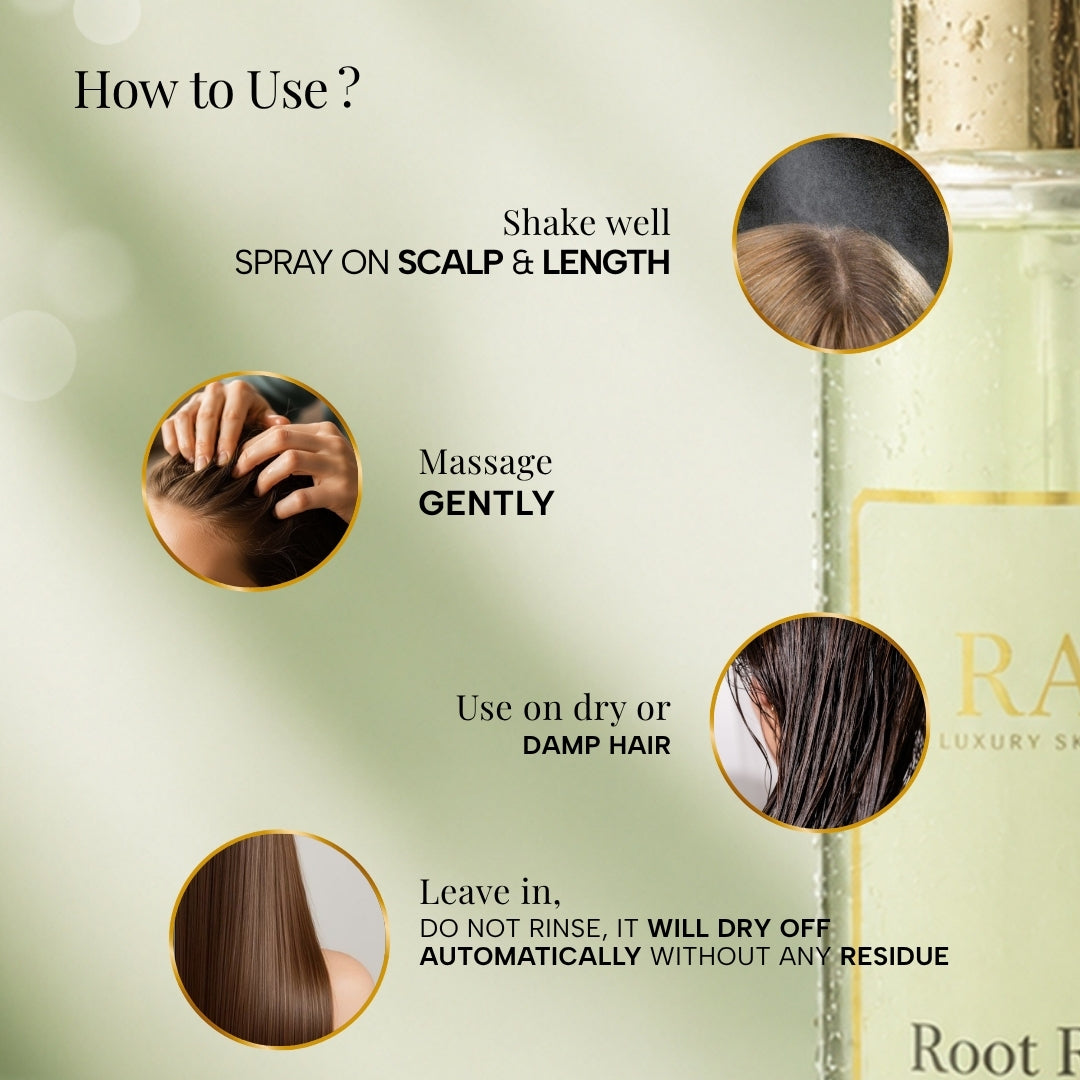 RAS Rosemary Root Strengthening & Hair Growth  Spray