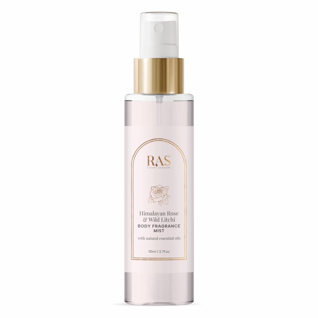 Himalayan Rose & Wild Litchi Body Fragrance Mist With Natural Essentials Oils