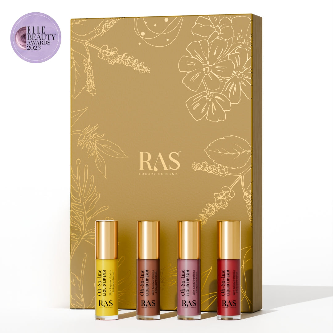 4 Piece Tinted Lip Balm Miniature Set