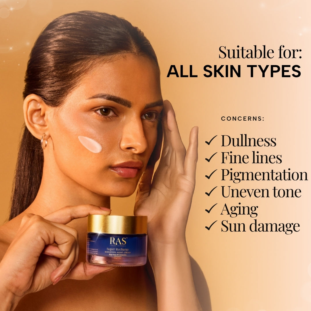 Super Recharge Bakuchiol Night Cream with Ceramides & Peptides