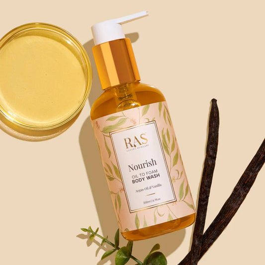 *Nourish Oil To Foam Body Wash With Argan Oil