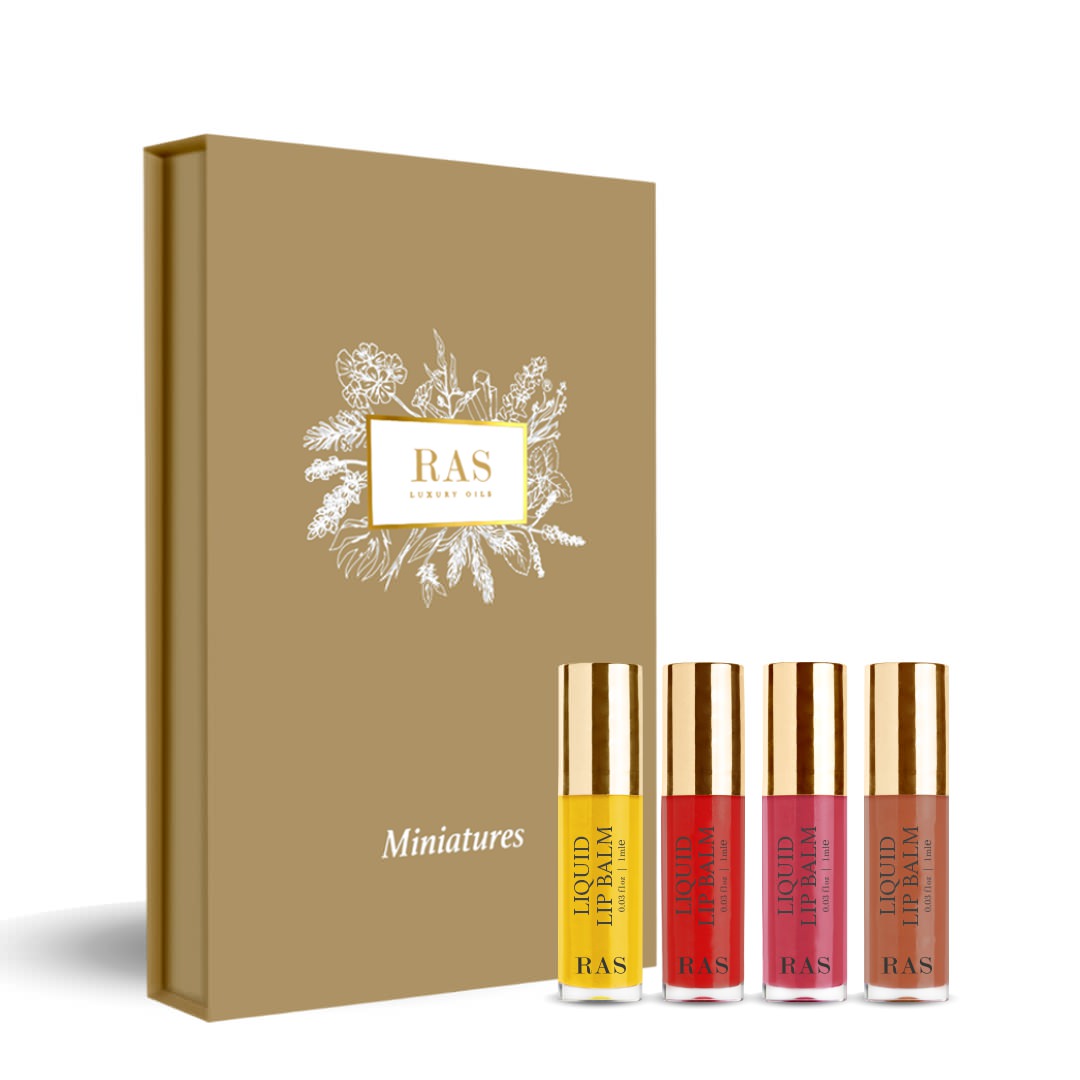 4 Piece Tinted Lip Balm Miniature Set