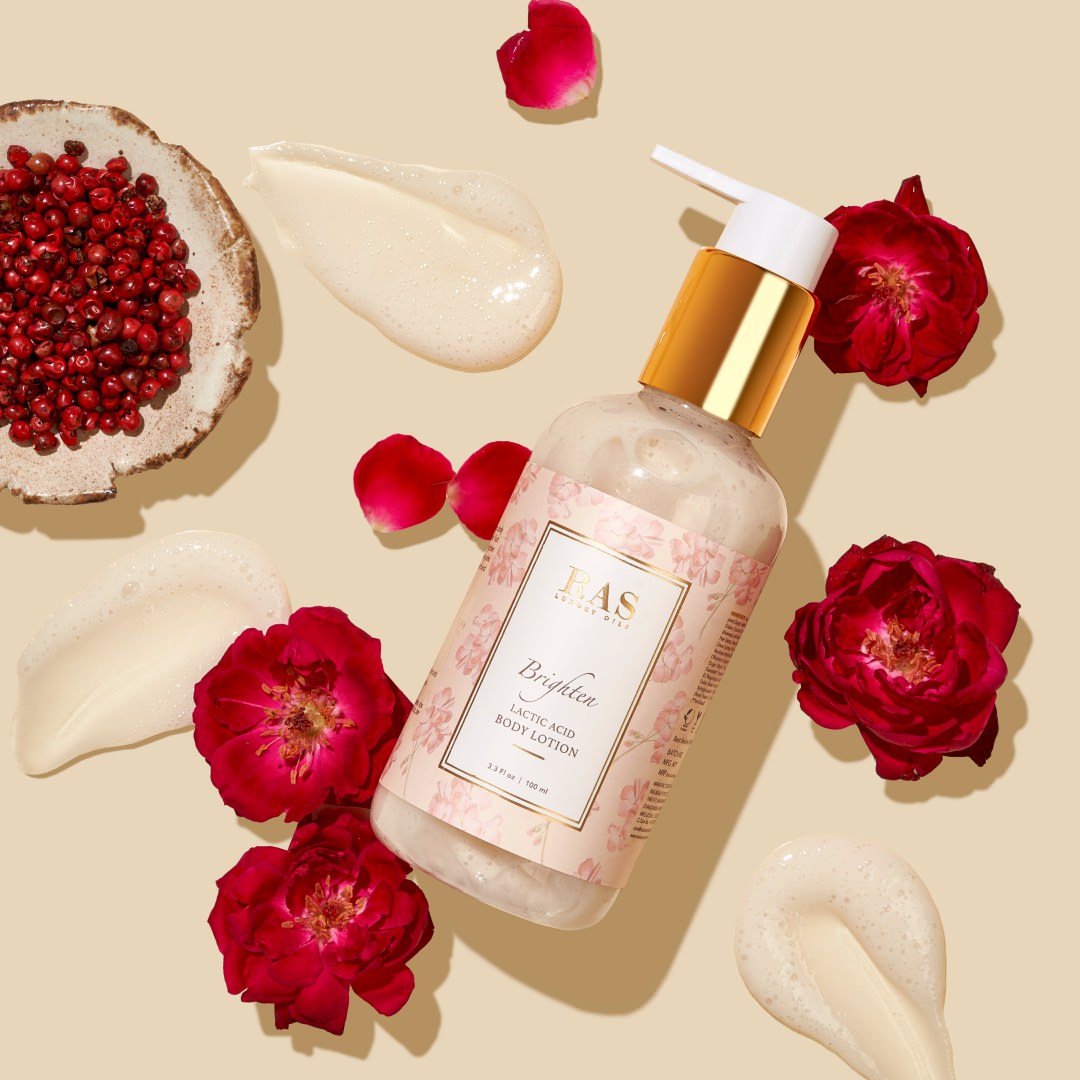 *Brighten Lactic Acid Body Lotion | Himalayan Rose & Pink Pepper